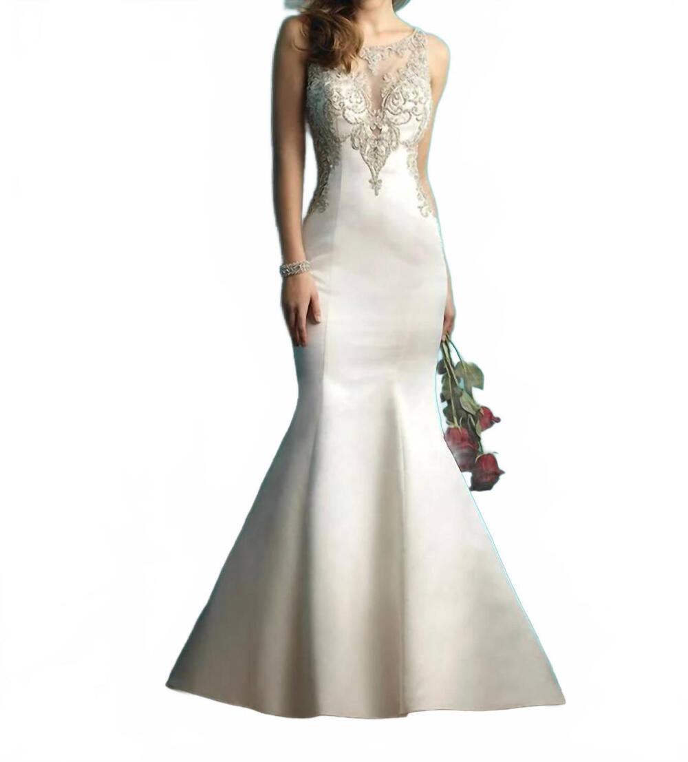 NEW ALLURE BRIDALS mermaid wedding gown in ivory